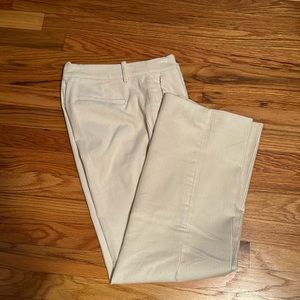 J. Crew Factory Women's Light Beige Trousers